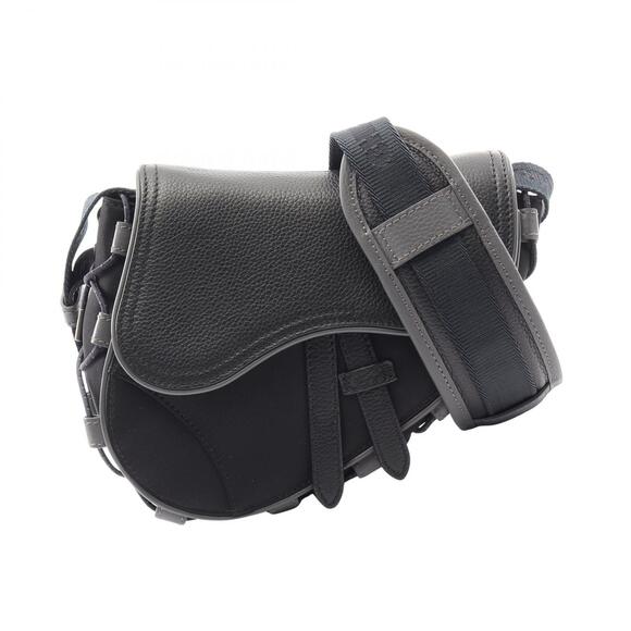 Dior Handbags - Christian Dior Sacai Saddle Bag Shoulder Leather Black